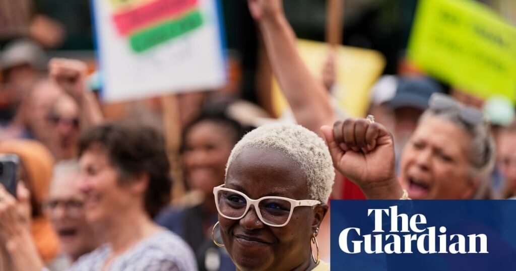 US protesters call for Democrats to face Trump and ‘fight, fight, fight with every tool available’ | Democrats