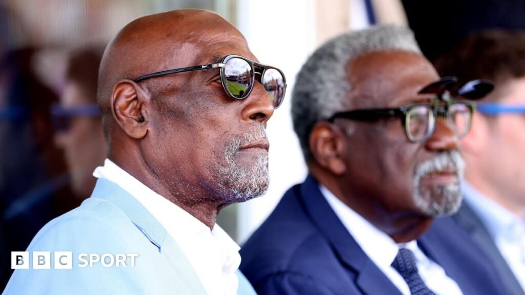 Sir Viv Richards and Sir Clive Lloyd
