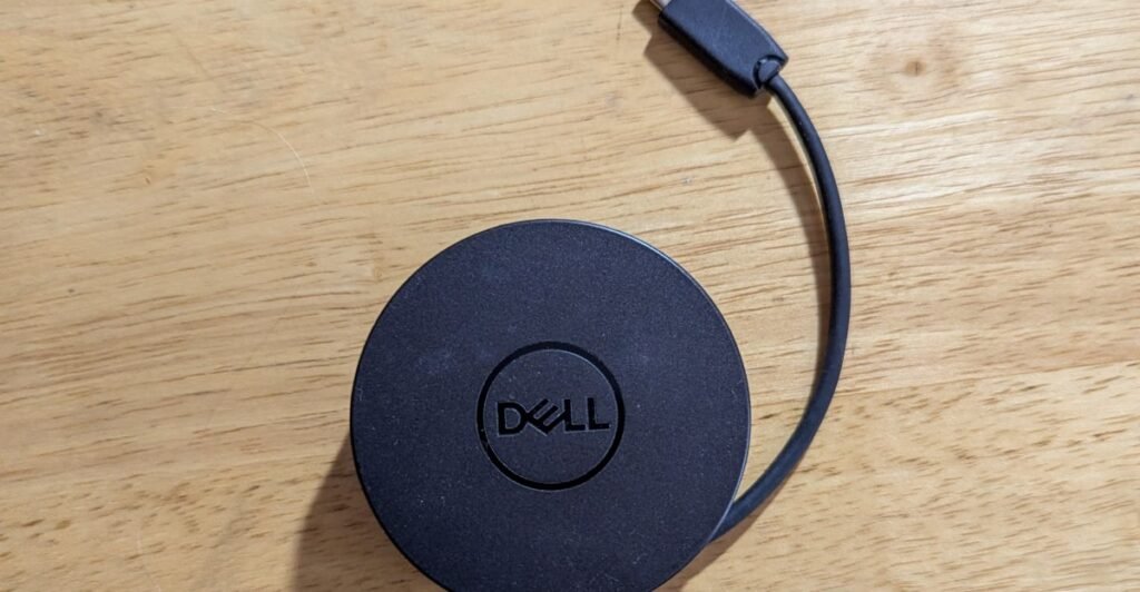 Why I love my little round Dell USB-C mobile adapter