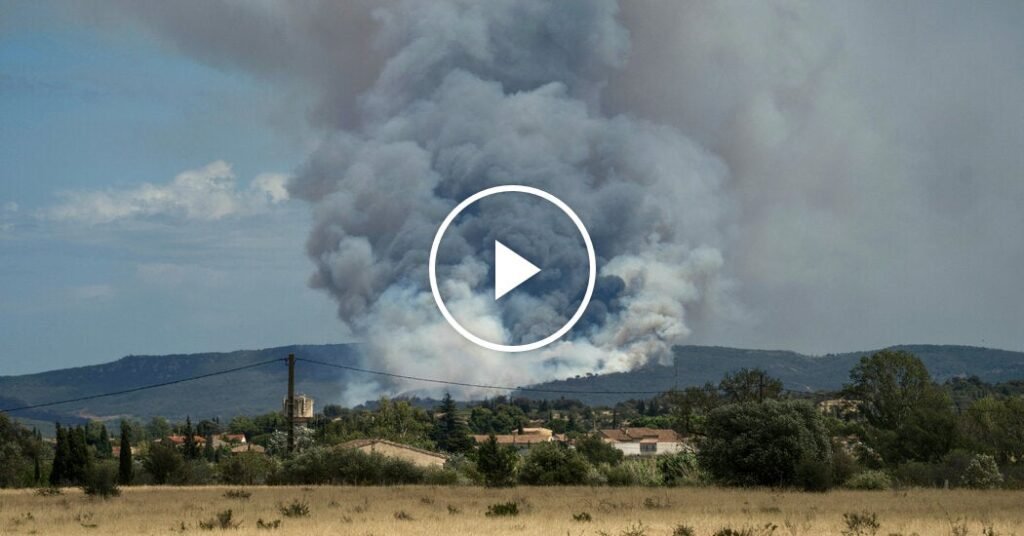 Wildfires Rage in Parts of Spain and France After Recent Heat Wave