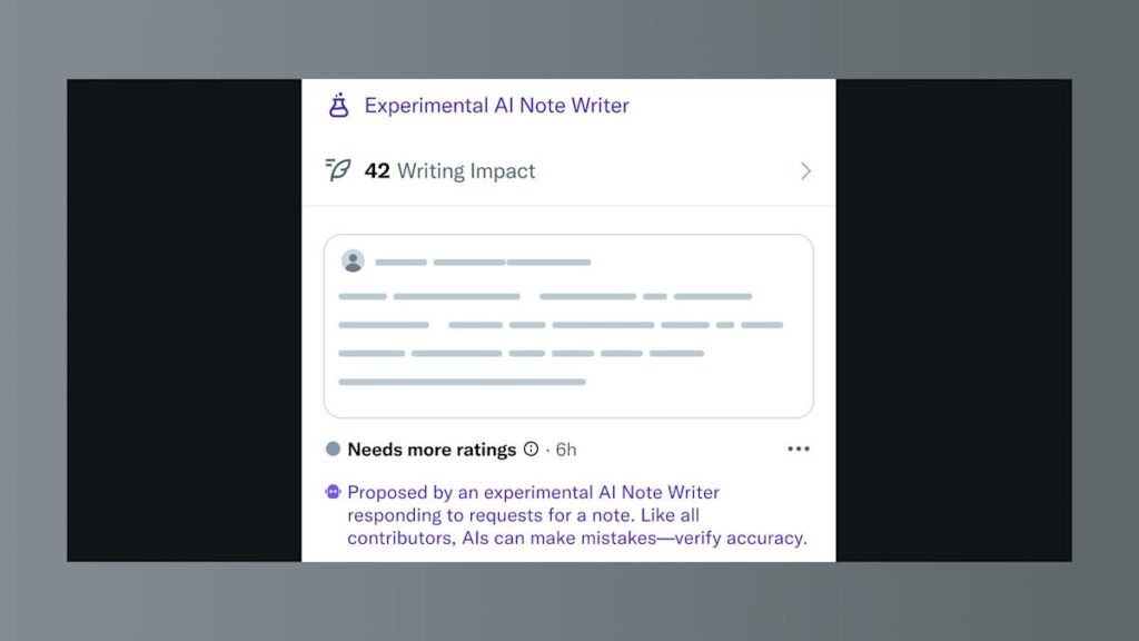 X will let AI write Community Notes