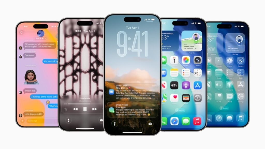 iOS 26 beta 4 arrives, with Liquid Glass tweaks and AI news summaries array of iPhones