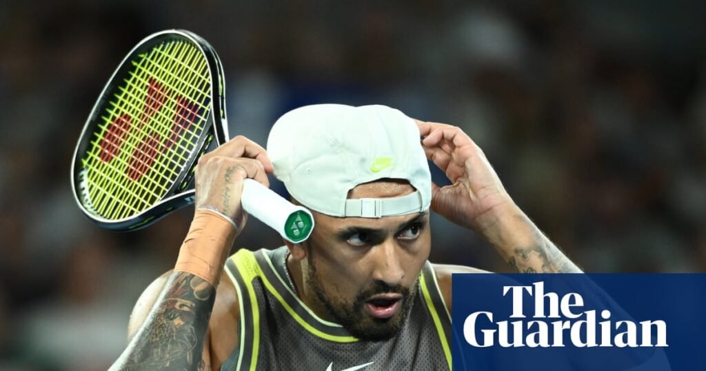 ‘Knee cooked’: Nick Kyrgios limps along road to recovery ahead of grand slam return | Nick Kyrgios