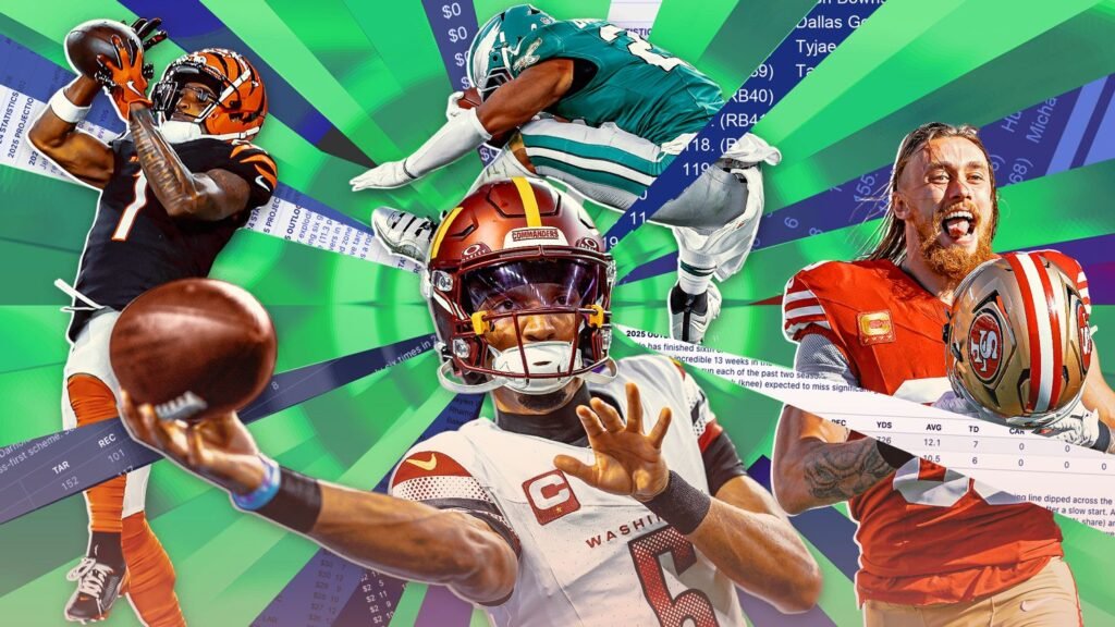 2025 fantasy football draft guide - Rankings, mock drafts and analysis