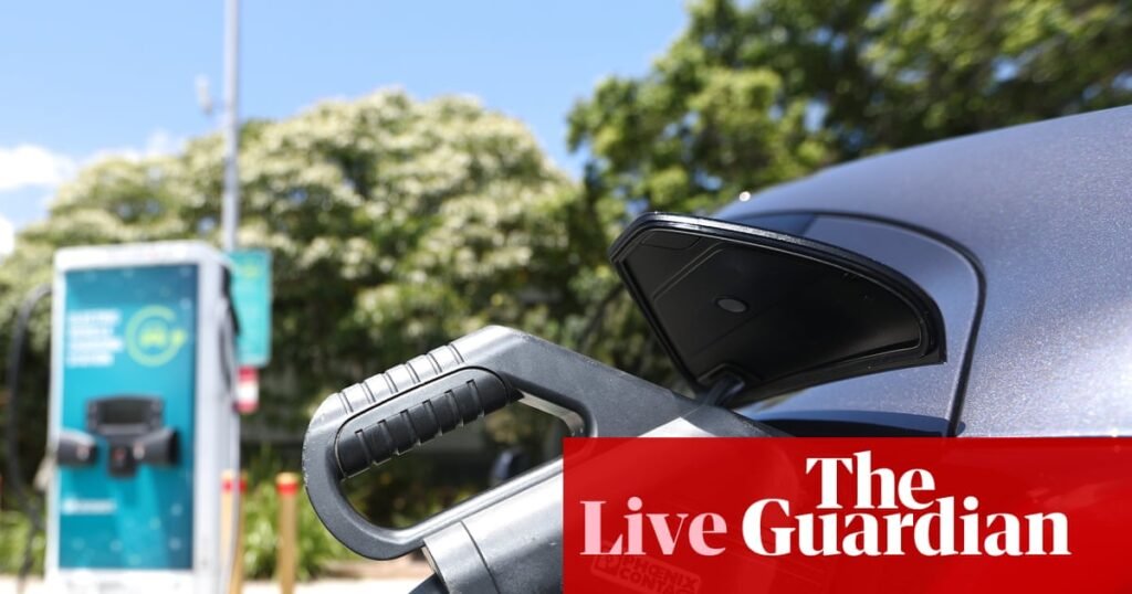 Australia news live: government ‘working up options’ for EV road user charge; earthquake strikes Indonesia island | Australia news