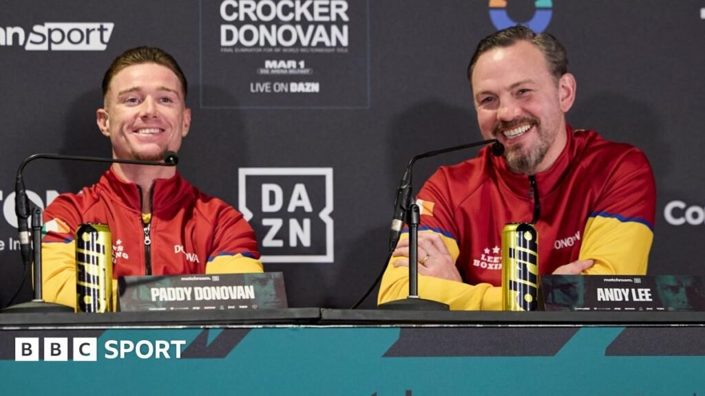 Paddy Donovan and Andy Lee