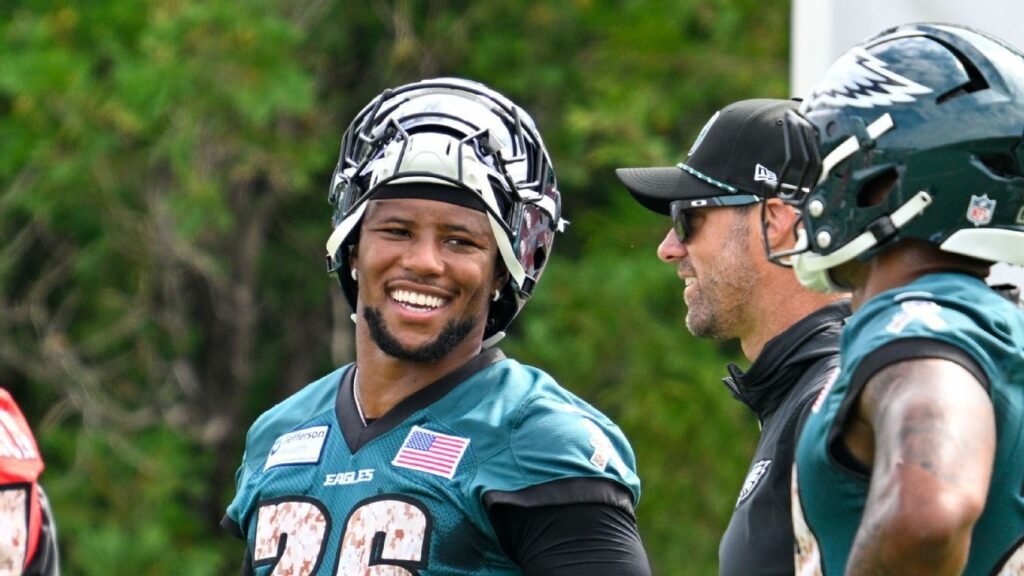 Eagles' Saquon Barkley shocked by Trump sports council mention