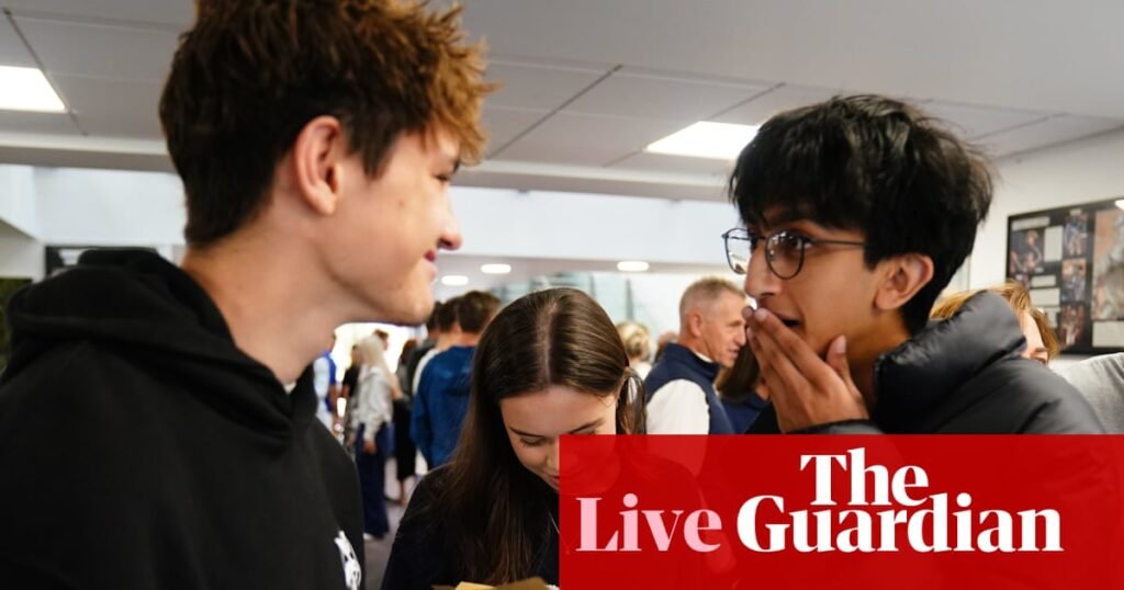 GCSE results live: gender gap smallest ever as pupils across England, Wales and Northern Ireland receive results | GCSEs