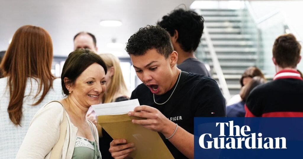 GCSE results: pupils in England bounce back from pandemic as top grades rise | GCSEs