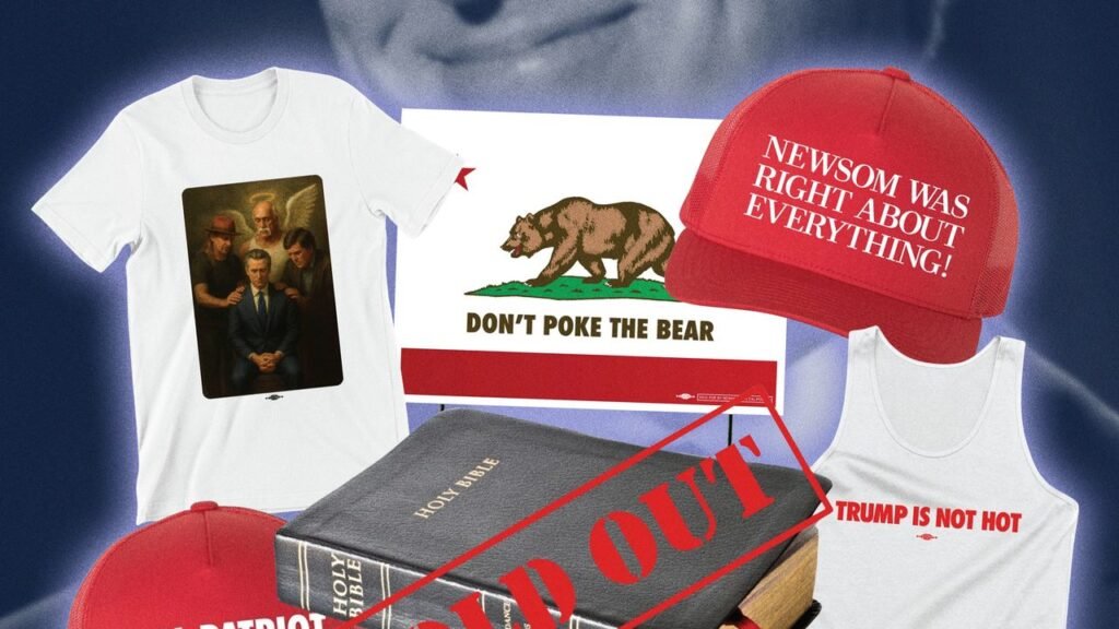 Gavin Newsom Sold $300,000 of Trump-Trolling Merch in 24 Hours