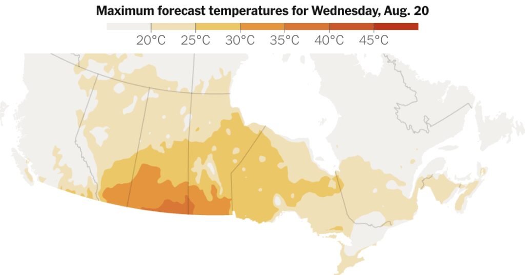 Heat Wave Forecast: Tracking High Temperatures in Canada