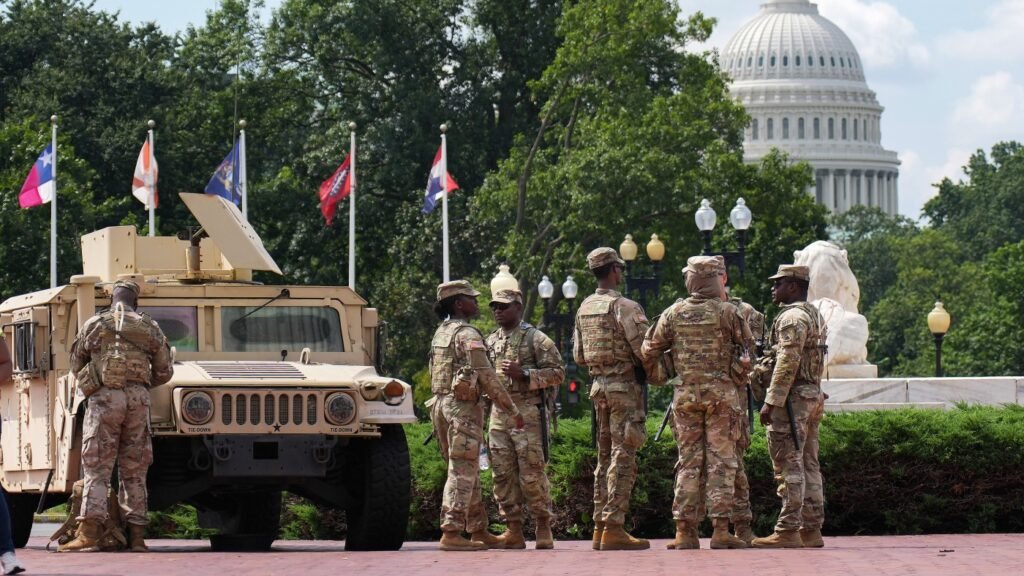 How long can Trump control D.C. police and National Guard? : NPR