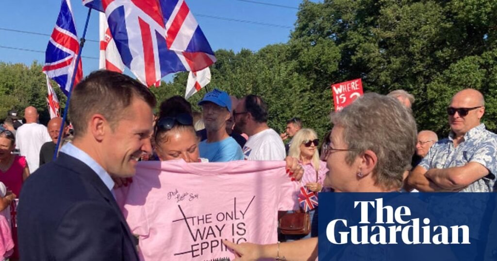 Labour condemns Robert Jenrick’s visit to rally attended by far-right activist | Robert Jenrick
