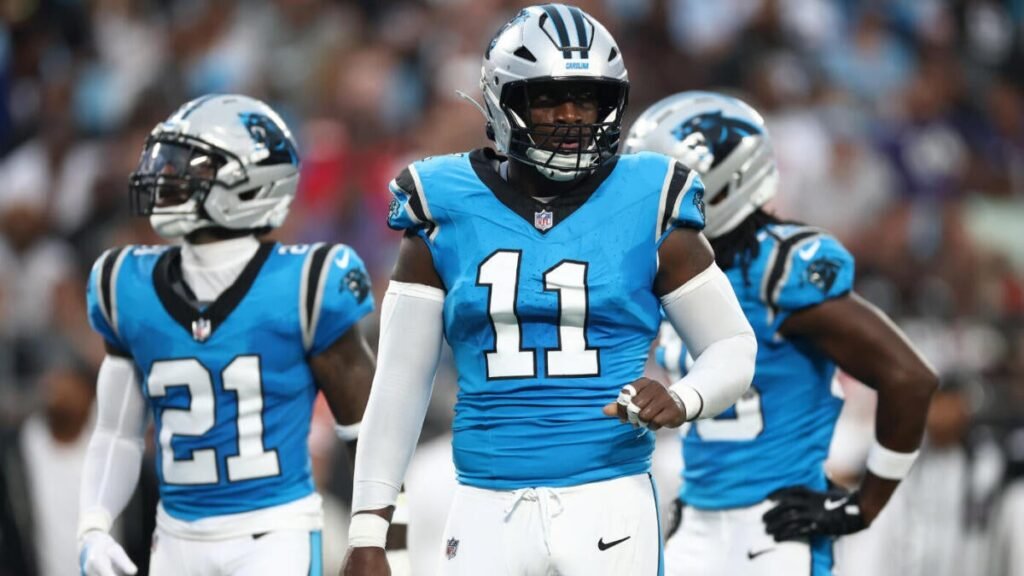 Panthers rookie Nic Scourton returns to practice field days after suffering collapsed lung