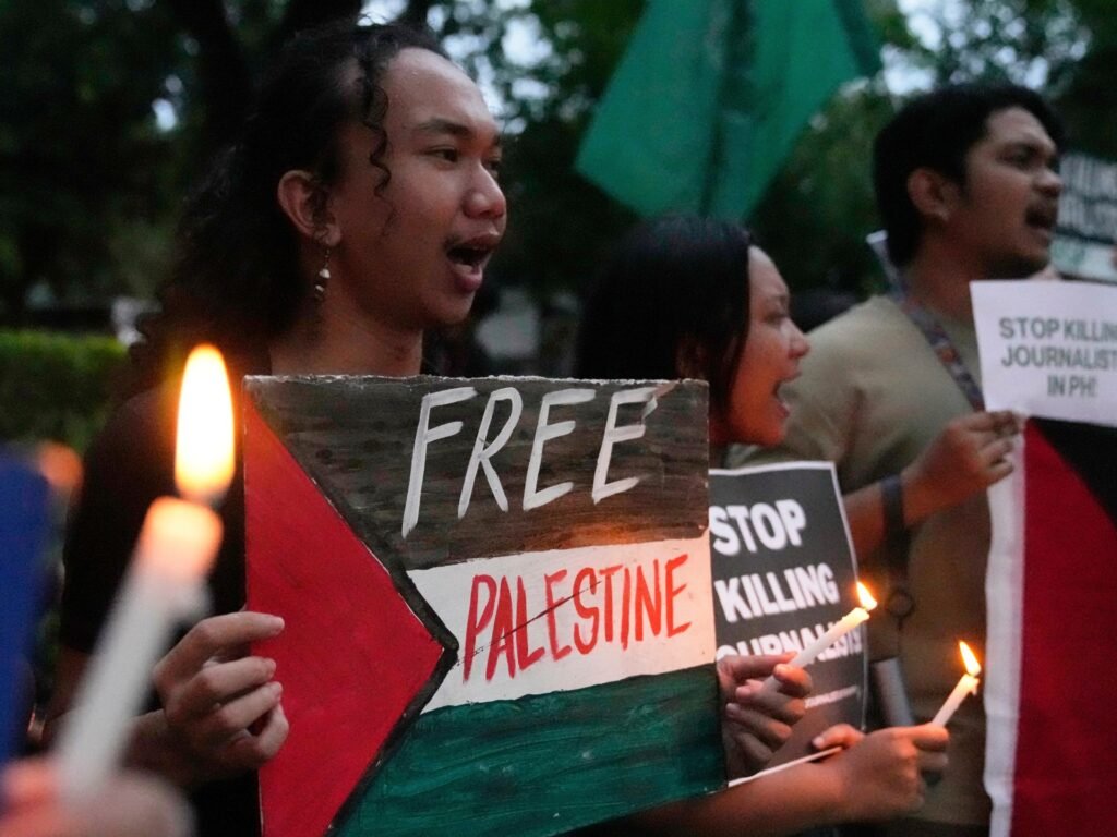 Protests, vigils held worldwide over Israel’s killing of Gaza journalists | Israel-Palestine conflict News