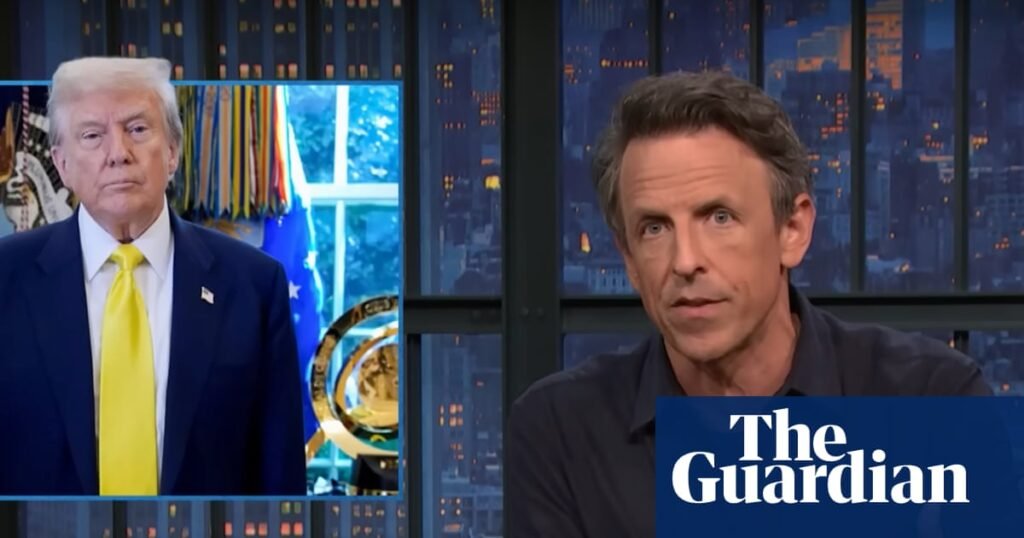 Seth Meyers on Donald Trump’s DC police takeover: ‘This is all just theater’ | Late-night TV roundup