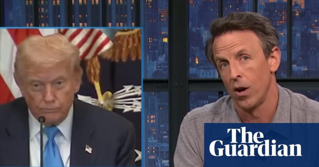 Seth Meyers on the Epstein conspiracy: ‘This is a crisis of Trump’s making’ | Late-night TV roundup
