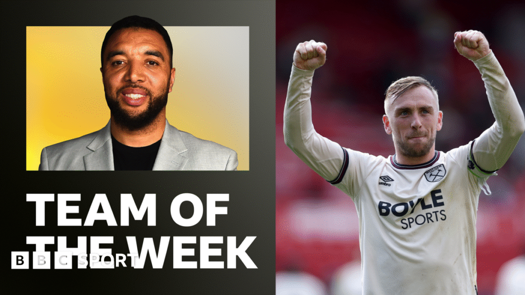Troy Deeney’s Team of the Week: Henderson, Bowen, Pedro, Beto, Szoboszlai, Dewsbury-Hall Troy Deeney team of the week graphic