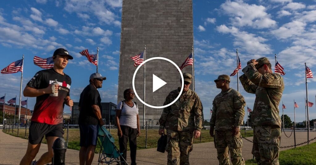 Trump Mobilizes 800 National Guard Troops to Washington