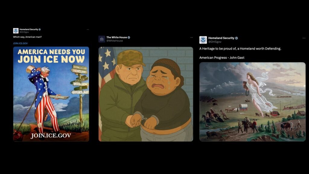 Trump officials post viral memes about deportation : NPR Trump officials post viral memes about deportation : NPR