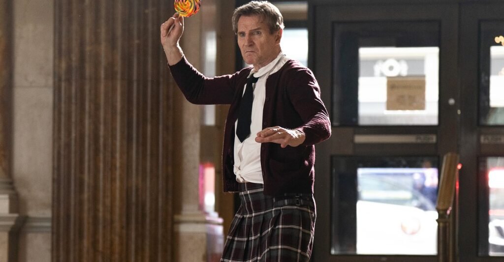 ‘The Naked Gun’: Maybe Liam Neeson Can Save Comedy Too