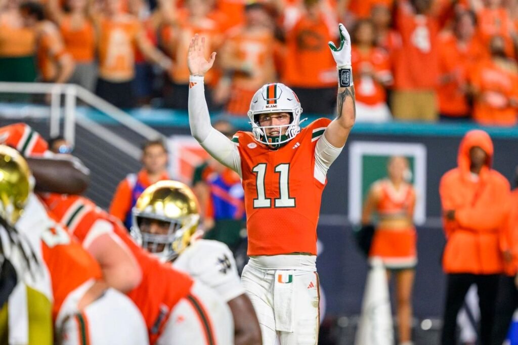 Carson Beck And Other Transfers Lead Miami To Victory Over Notre Dame