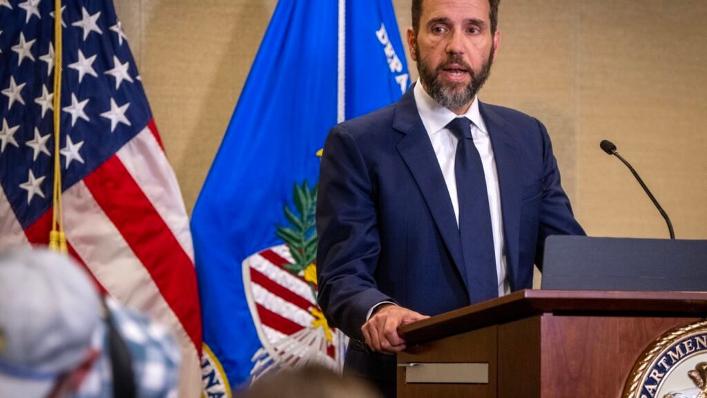 Former special counsel Jack Smith warns that rule of law is 'under attack' : NPR