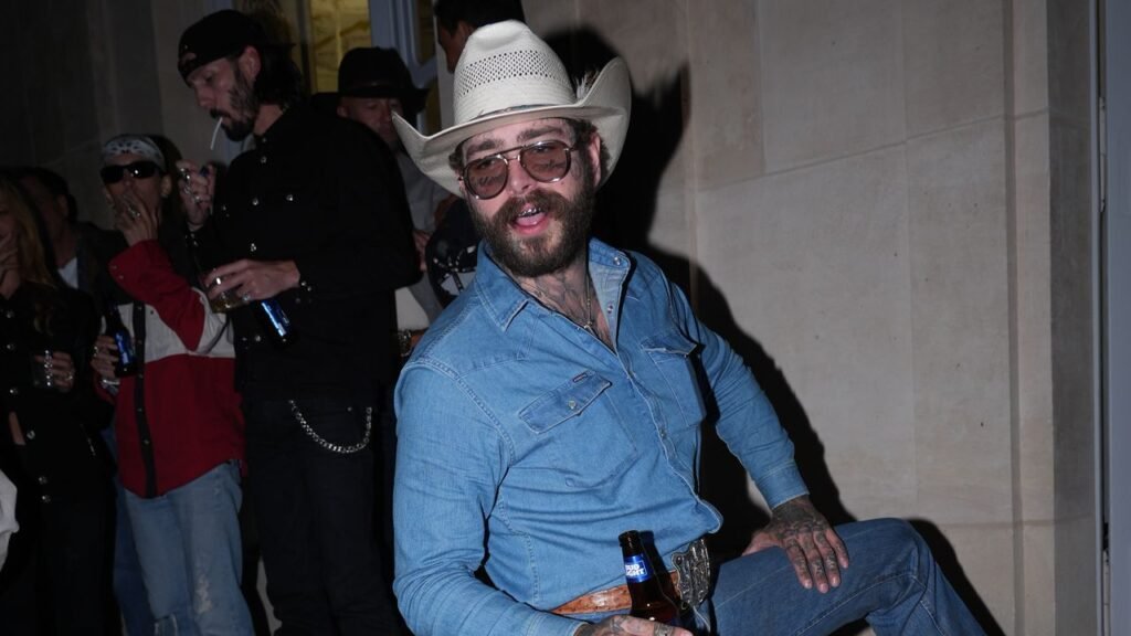 Post Malone Brought ‘The Bud Lights and the Sh*tshow to Paris’ for His Label’s Runway Debut