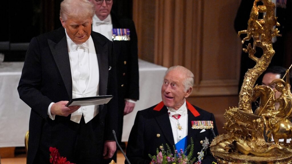 Royals roll out the pomp for Trump’s second state visit : NPR Royals roll out the pomp for Trump's second state visit : NPR