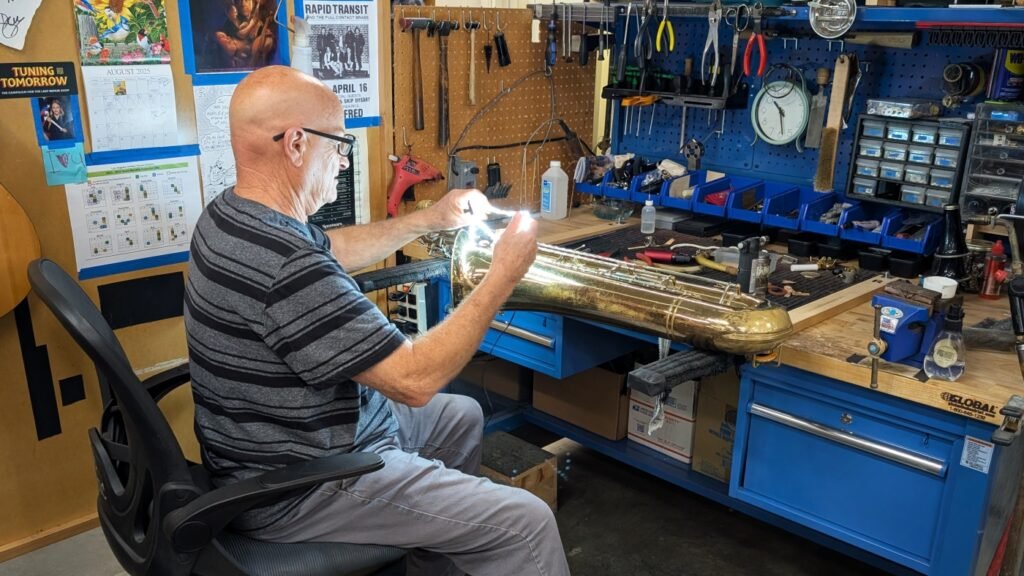 School music programs rely on instrument repair. This shop makes it free : NPR