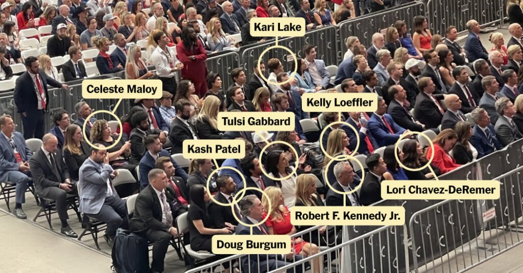 See Who Attended Charlie Kirk’s Memorial