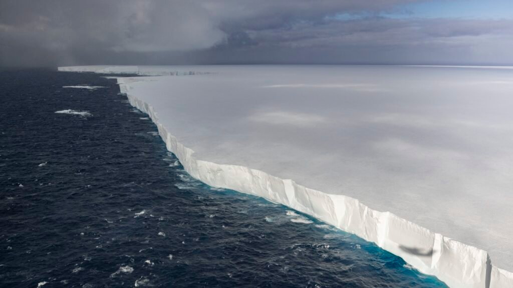 The world's biggest iceberg is breaking up : NPR