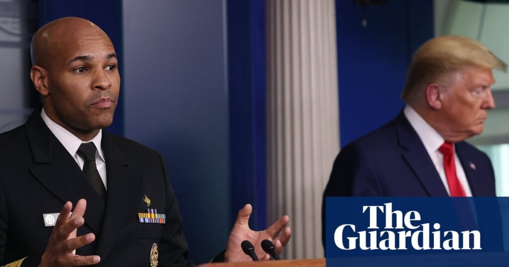 Trump’s former surgeon general urges president to fire RFK Jr over vaccine policy and CDC chaos | Robert F Kennedy Jr