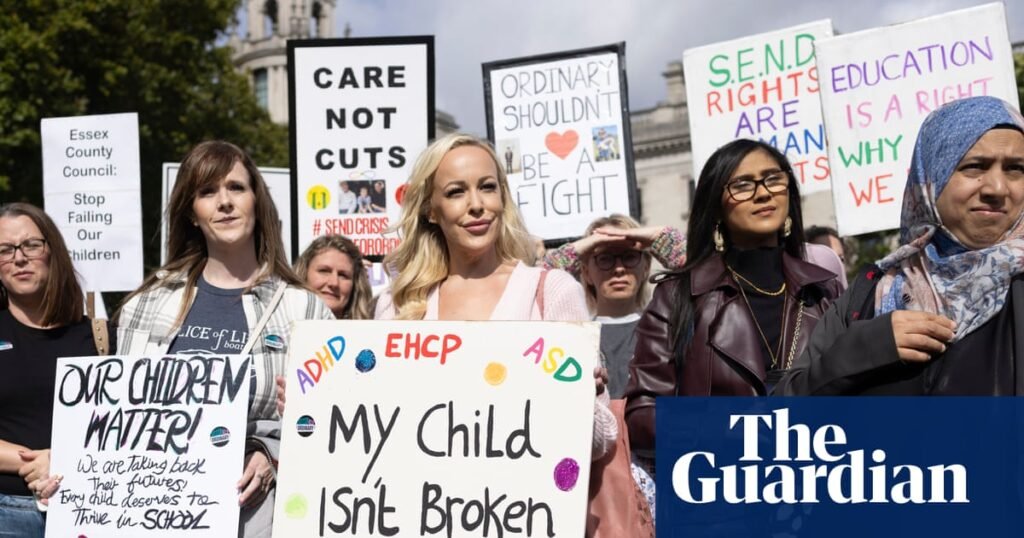 ‘Our children matter’: parents protest against government’s Send overhaul plans | Special educational needs