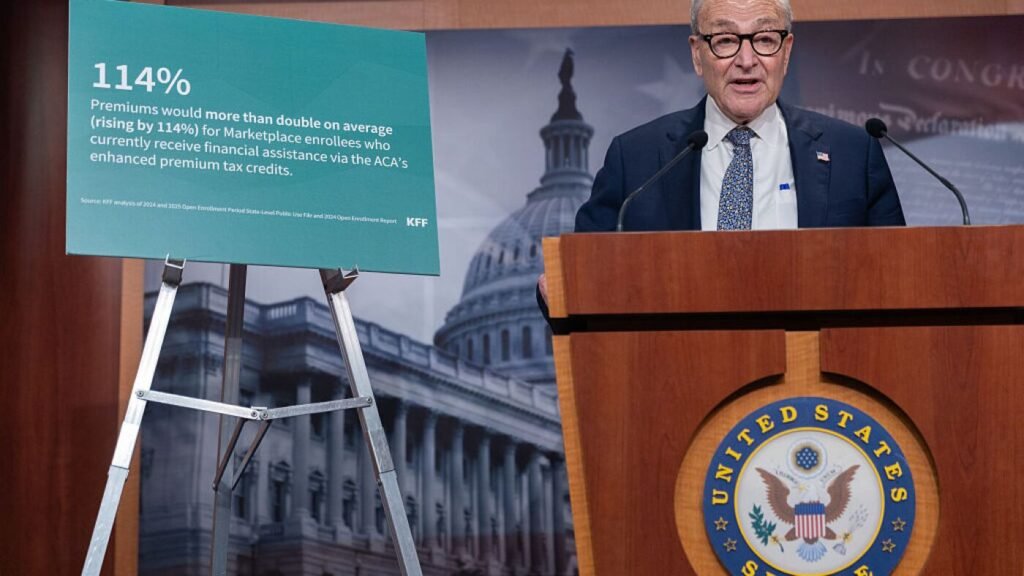 Behind the shutdown was a fight over ACA health care premiums : NPR