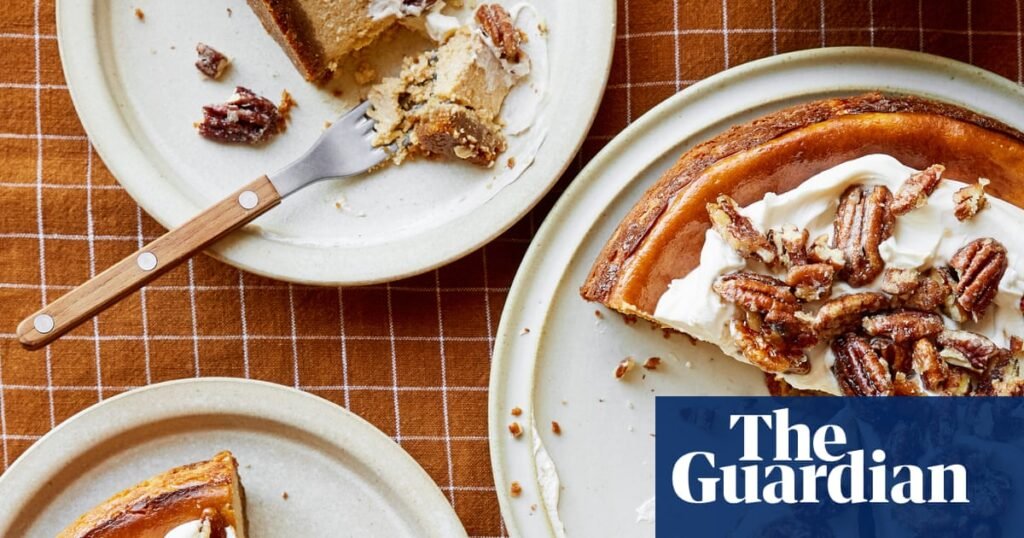 Helen Goh’s recipe for pumpkin cheesecake with maple pecan brittle | Dessert