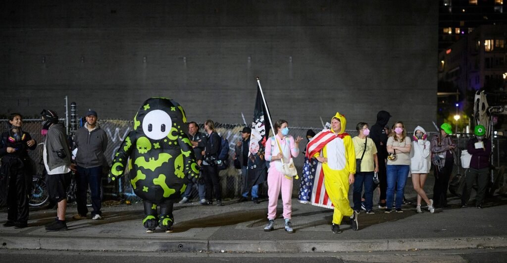The Weird Portland Protest That Trump Wants to Crush