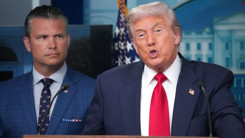 Trump says Pentagon has ‘identified funds’ to pay military during shutdown : NPR Trump says Pentagon has 'identified funds' to pay military during shutdown : NPR